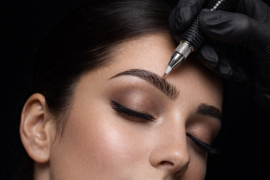 Depilación de cejas con cera